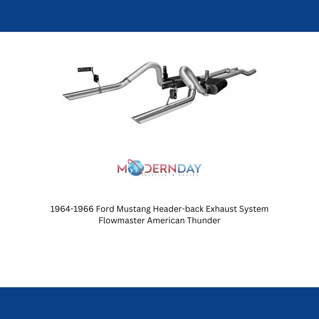 1964-1966 Ford Mustang Exhaust Flowmaster Stainless Steel